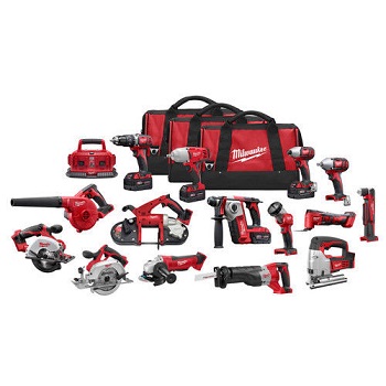 Milwaukees 2695 15 M18 18V brushless Lithium Ion 15 Tool Combo Kit